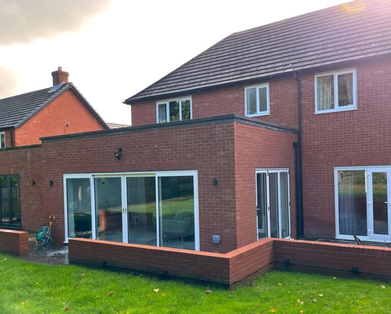 Traditional built orangery with two Skylights in Culcheth