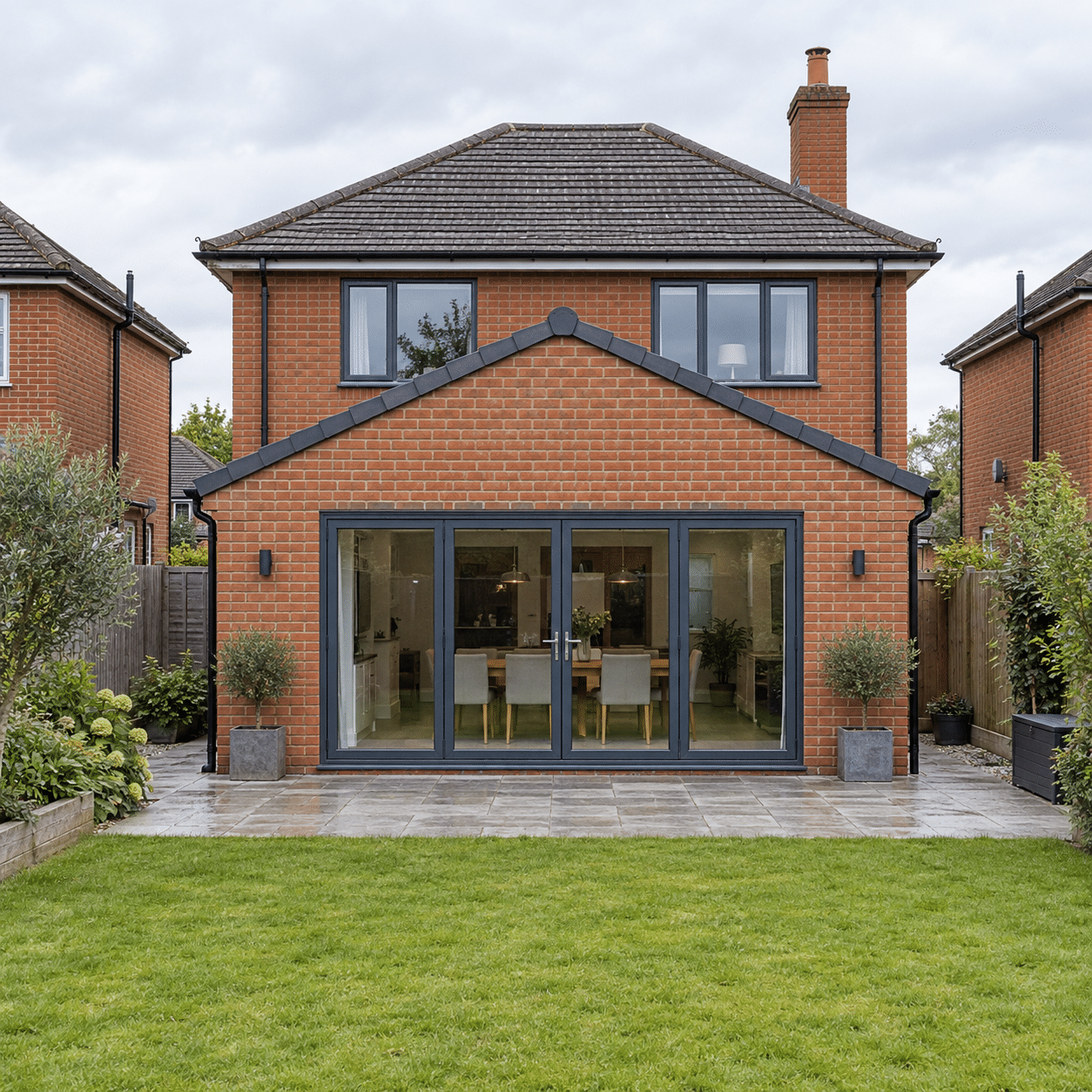 Single-storey extension (gable roof)