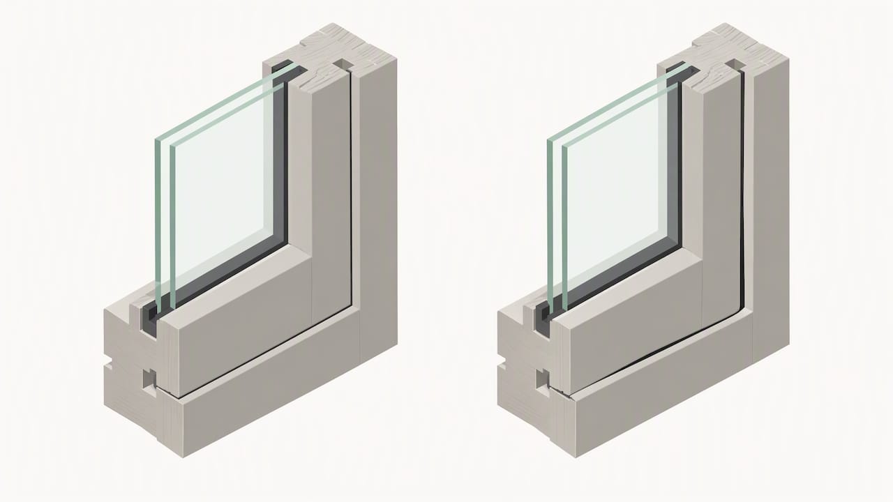 Correct and misaligned flush sash fits
